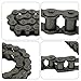 LiGuVCY 10 Feet 80 Roller Chain120 Links, Carbon Steel, 1 Connecting Links
