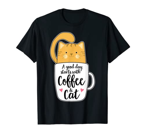 Funny Orange Cat Coffee Mug Cat Lover T-Shirt #TOP3