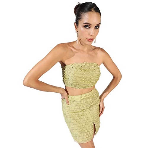 Image of Campus Sutra Women's Co-Ord Set For Casual Wear | Polyester Breathable Fabric Clothing Set Crafted With Comfort Fit And High Performance For Everyday Wear |
