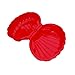 Produktbild Sandkasten mit Deckel Sandmuschel mit Abdeckung Planschbecken mit Dach Kinder Wassermuschel Buddelkasten 2 Teilig in Rot