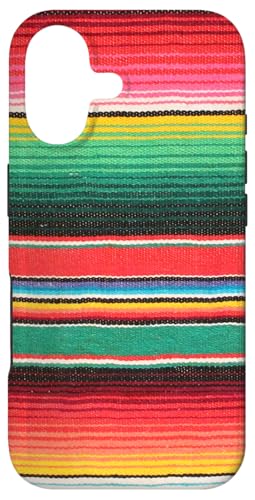 Mexican Serape Poncho Pattern Gradient Color Case for iPhone 17