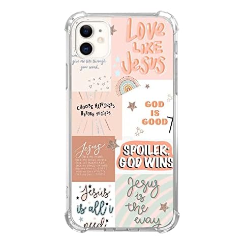 Wizeyake Boho Jesus Collage Phone Case for iPhone 11 Cover