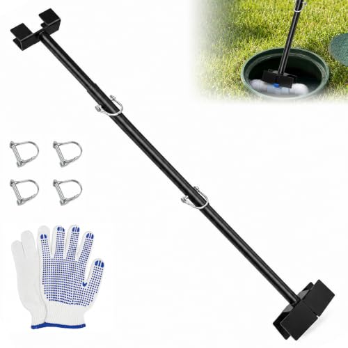 YUEES Adjustable Long-Handle Ball Valve Wrench & Backflow Valve Key