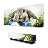 osterhase groß silber Abmessungen: 30x80CM, Rechteck, Paket enthalten: 1 * Mauspad.