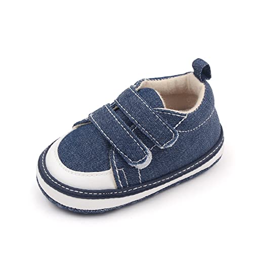 Boys Slip on Infant Boys and Girls Newborn Sneakers Cute Cartoon Walking Shoes Sticky Straps Flat Bottom Shoes Boys Shoes