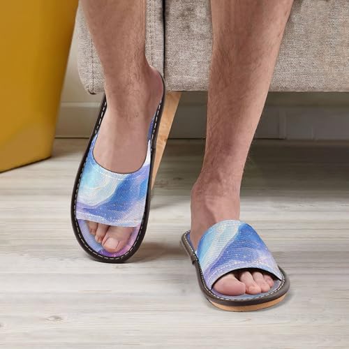 KLL Spa Slippers Indoor Portable Cozy Dorm Home Slides for Airplane Guests Party2