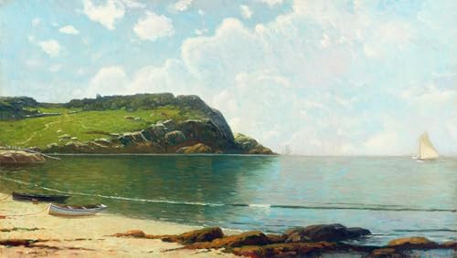 Poster Alfred Bricher Voile d'été Toile Premium 60x90cm Impression d'Art aux Détails Saisissants