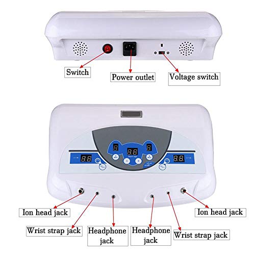 Máquina Spa de Pies Dual Detox Ion 110V-240V miniatura 4
