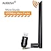Produktbild AUQUSH 1200Mbit/s WiFi Adapter[5.8G/867Mbps+2.4G/300Mbps], External 5dBi Antenna mit 11AC Dualband Wireless Adapter und Abnehmbarer WLAN Stick für Windows XP/Win 7/8/8.1/10/Linux/Mac OS.