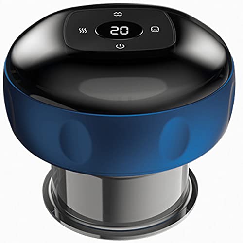 YUNZHIDUAN Elektronische Schröpftherapie, einstellbares Schröpftherapie-Handmassagegerät mit Rotlichttherapie / 12 Gängen, leistungsstarkes Schröpfgerät-Massagegerät für den Rückenkörper Cover