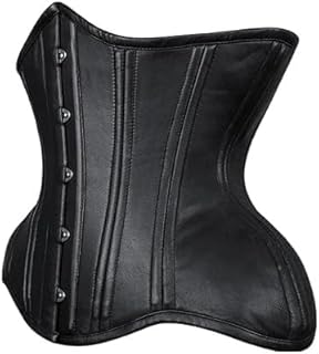 corset vogue PVC Waist Training Steel Boned Under Bust Corset for Women-picture-20