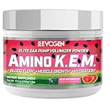 Evogen AminoKEM | Premium Essential Amino Acid, Nitric Oxide, Betaine anhydrous, S7, Recovery, volumizing, Pump Catalyst | Sour Watermelon