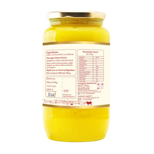 Image of Love of India A2 Ghee 2 Litre | Rathi Cow Bilona Ghee | Crafted with Fresh Curd-Churned Cow Milk | Pure Desi Ghee for Everyday Use, Cooking, Tadkas & Puja