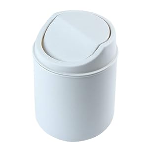 Trash Bin Wastebasket Mini Desktops Mini Creative Covered Trash Cans Kitchen Living Room Trash Can Waste Storage Basket