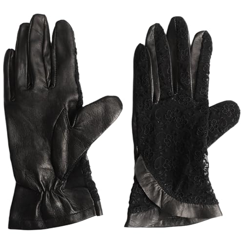 YiZYiF Women Sun-proof Lace Gloves Tea Party Wedding Glove for Evening Prom Masquerade Cocktail