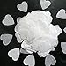 8000pcs Heart Shaped Biodegradable Wedding Confetti Paper Confetti for Anniversary, Birthday, Graduation, Wedding, Bridal Shower & Baby Shower Parties Decorations (White)