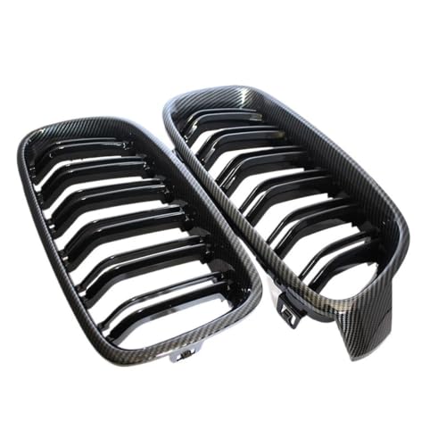 Grilles de pare-chocs avant noir brillant pour BMW Série 3 F30