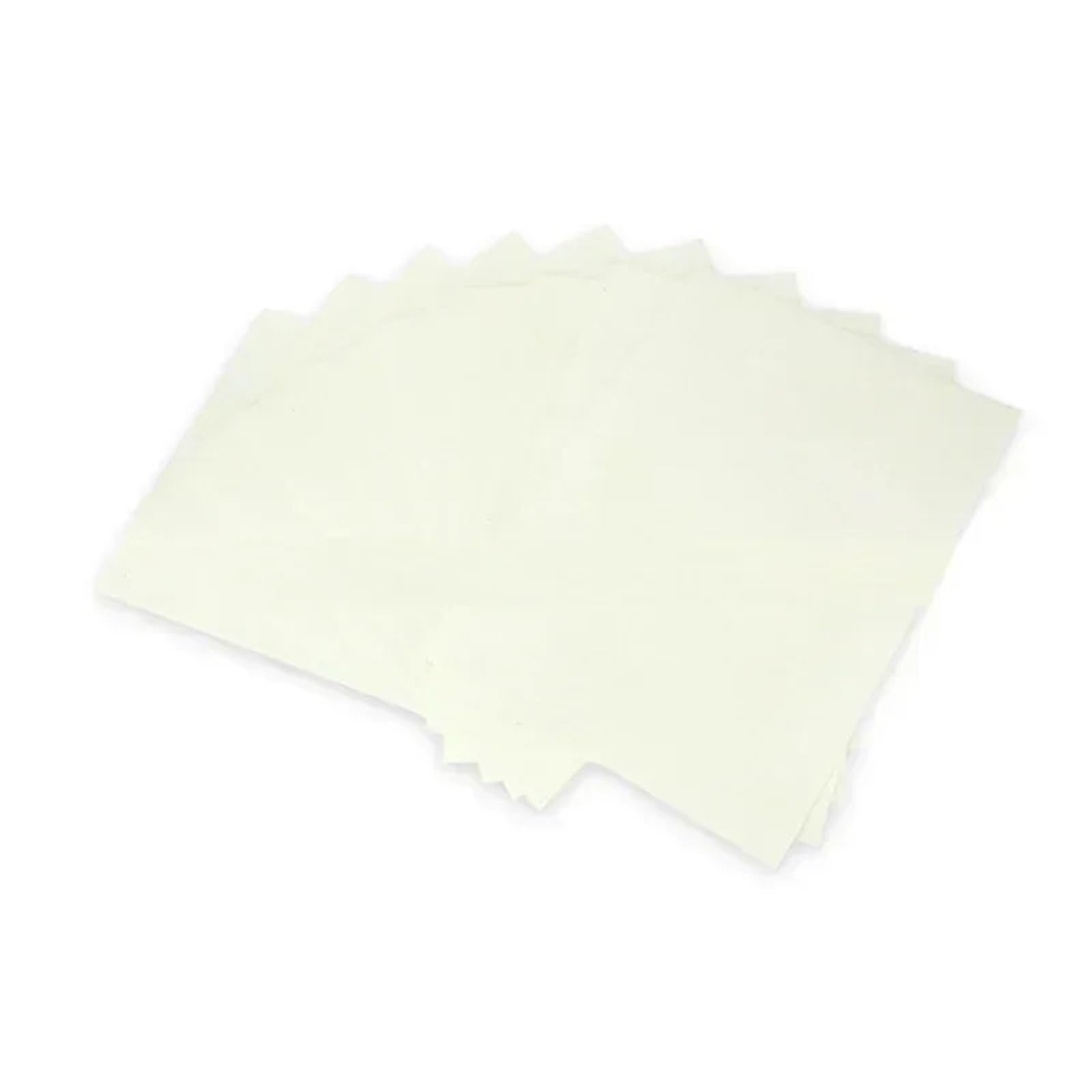 Papel de fibra cerámica A4 para horno microondas y fusión de vidrio DIY (20 hojas)