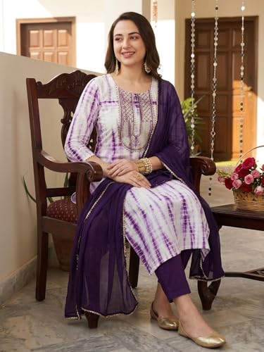 Image of ANNI Designer Women Kurta with Pant & Dupatta