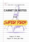  Carnet de notes pour super prof – Registre scolaire format A4 – Suivi jusqu’à 20 classes et 33 élèves – Cahier relevé de notes enseignant primaire, ... de suivi scolaire pratique et économique