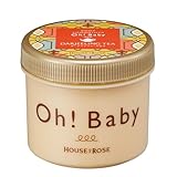 ハウスオブローゼ ボディスムーザー DJ (ダージリンティーの香り) ボディスクラブ Oh!Baby 温泉水成分配合 角質ケア 350g