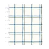 kellofaplan Plaid Student Planner (Undated), Disc-Bound, Weekly Planning Pages, Assignment Tracker, Colorful Monthly Tabs for Middle School, High School, College Students