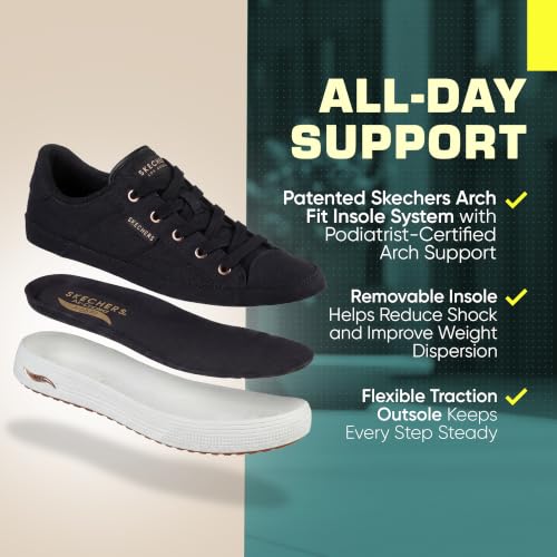 Image of SKECHERS Women's James Goldcrown: Arch Fit Arcade-Love on Top Sneaker