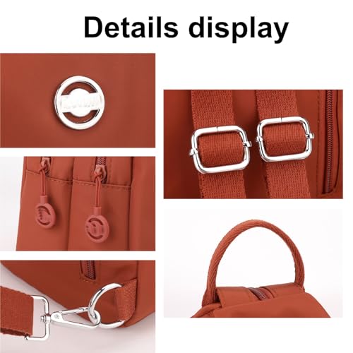 2025 Backpack Chest Bag Double Zipper Large Capacity, Waterproof 2-Way Commuter Bag, For Festivals Or Airplane Travel (G)4