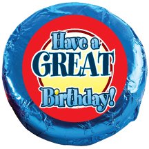 Miniatura 5 de Happy Birthday - Galletas de sándwich rellenas de crema con chocolate "Cookie Talk", paquete de 6