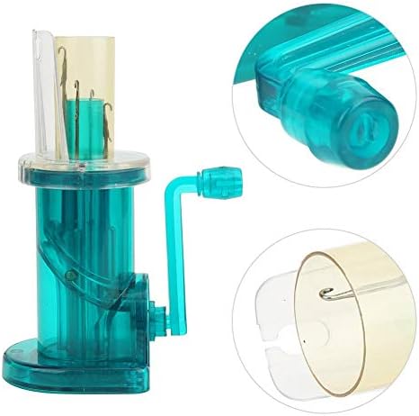 HEEPDD Hand Operated Knitting Machine, Mini Knitting Mill Household Spool Knitter Sweater Bracelet Weave Sewing Tool