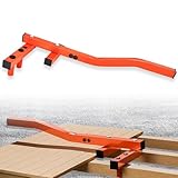 Deck Straightening Tool, Heavy Duty Steel Adjustable Deck Tool, Deck Sheet Removal Tool with Removable Handle for Easy Storage, Door Gap Adjustment Tool for Tightening Gap