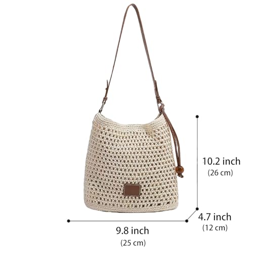Bolso Playero de Crochet de Algodón miniatura 4