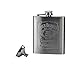 Woooow Hip Flask Pocket Flagon Stainless Steel Flask, 8 oz