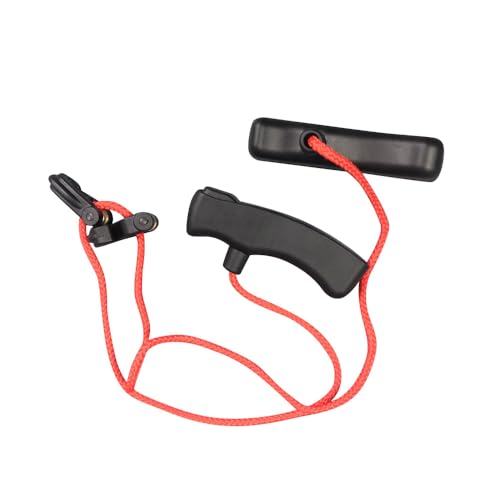 Crossbow Cocking Rope Cocking Device, Double Handle Crossbows String Puller Assist Tool (red)