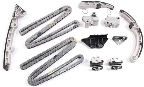 AUCERAMIC EZ30 EZ30D Timing Chain Kit W/Tensioner Fit for Subaru Legacy Outback Tribeca B9 3.0L 2006-2009 13141AA001 13142AA030 13143AA041