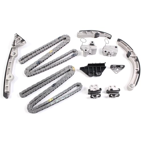 AUCERAMIC EZ30 EZ30D Timing Chain Kit W/Tensioner Fit for Subaru Legacy Outback Tribeca B9 3.0L 2006-2009 13141AA001 13142AA030 13143AA041