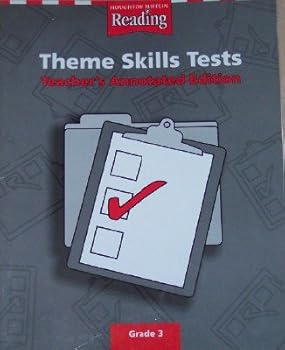 Paperback Houghton Mifflin Reading Theme Skills Tests Grade 3, Teacher's Annotated Edition Book