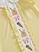 Easter Little Girls Dress Fashionable Rabbit Carrot Embroidery Short Sleeve Doll Collar Summer Dress (Yellow, 12-18 Months)