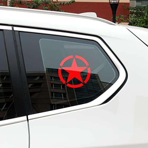 Nuoozy Universal Car Fuel Tank Cap Sticker Cool Decorative Vinyl Decal Sticker Red C005 (1Pcs) #TOP4