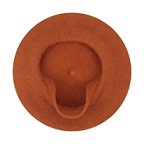 Image of Klong Women Wool Beret Hat French Style Solid Color