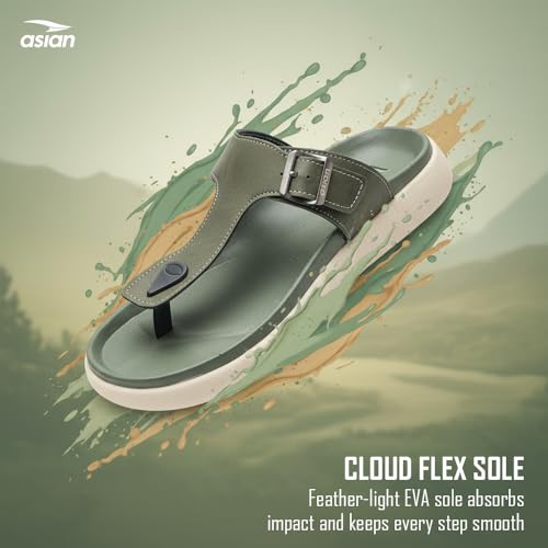 Image of ASIAN Doctor Soft Medisol-02 Men's Orthopedic Slippers | Lightweight Comfort Slippers with Arch Support, Cushioned Footbed, Anti-Slip Soft Sole, Durable Stylish Daily Wear