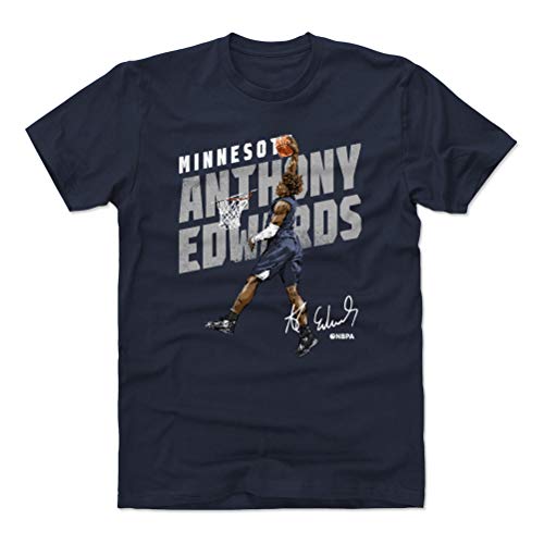 500 LEVEL Anthony Edwards Shirt - Anthony Edwards Dunk WHT (True Navy, Medium)