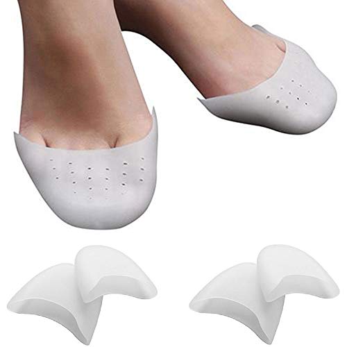 Pedimend Silicone Gel Tip Shoes Toe Pads (2pairs - 4 PCs) - Toe Guards with Breathable Hole for Ballet Dancer - Improve Foot Strength - Improves Blood Circulation - unisex - Foot Care Cover
