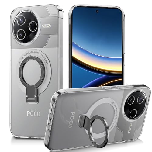 �Ή� Xiaomi POCO F7 Pro �P�[�X ���� �����O�t�� �V���R�� �V���I�~POCO F7 Pro �N���A �X�}�z�P�[�X �^���h�@�\ �C�菝�h�~ ����~�� �����h�~