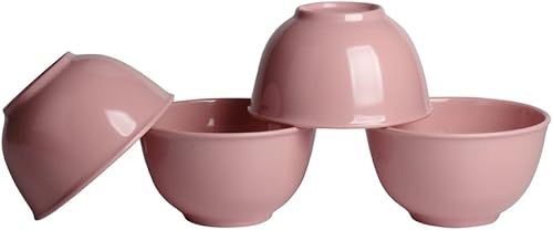 Miniatura 3 de M&B GWPP Cuencos de plástico de melamina para cereales, cuencos de sopa de 30 onzas, juego de 4 cuencos de postre para servir ensalada, helado,