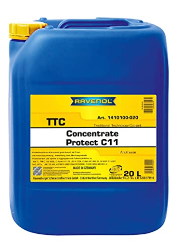 Ravenol TTC - Protector C11 concentrado / protección contra el gel radiador aluminio libre de nitrito - 20 litros