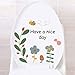 Sticker Mural Toilettes Sticker Wc Stickers Toilette Plantes Et Fleurs, Stickers Muraux Créatifs De Salle De Bain, Peinture Couverture De Toilette, Fleurs Imperméables, Autocollants De Trous De Rempli