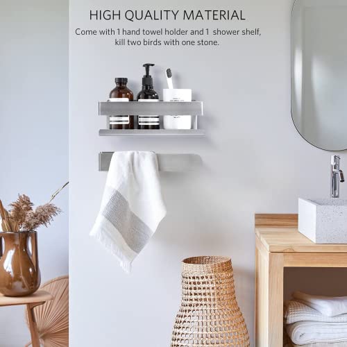 Lbsun Adhesive Shower Caddy, 2 Pack Bathroom Shower Organizer, No Drilling, Large Capacity, Rustproof Stainless Steel Bathroom Shower Organizer, Shower Shelf For Inside Shower #TOP1