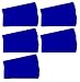 Write On Wipe Off Colored Magnet Strips (1" x 2", Blue)