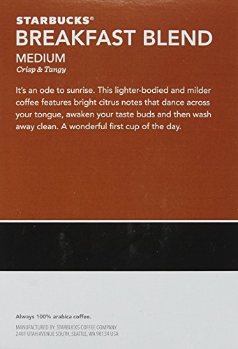 Image of Starbucks Breakfast Blend, K-Cup for Keurig Brewers, 16 Count